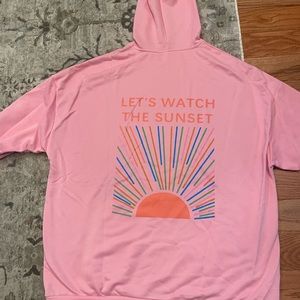 Women’s pink hoodie size M